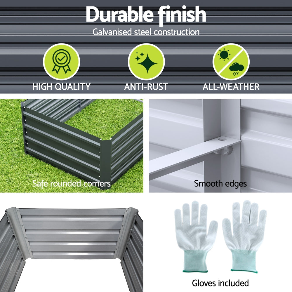 Raised Garden Bed 240X80X45cm