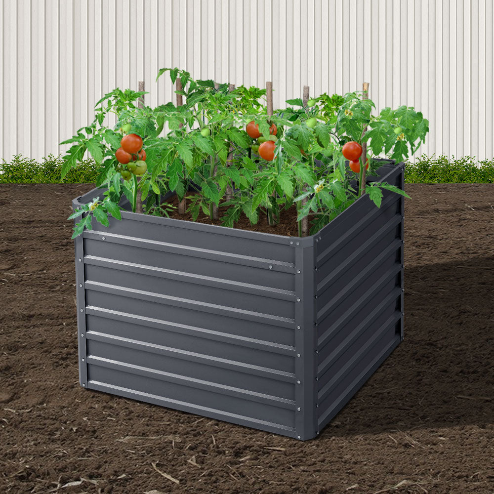 2x Raised Garden Bed Instant Planter 100 x 100 x 77cm