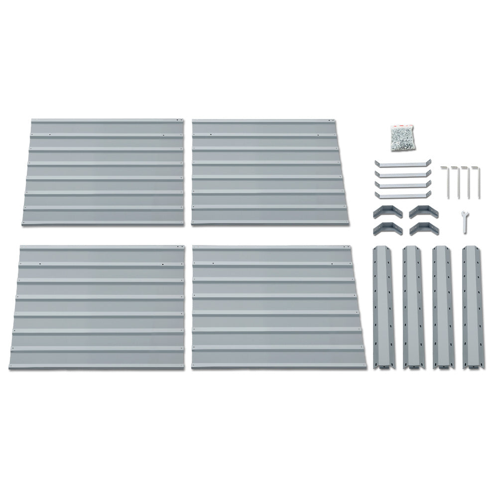 2x Raised Garden Bed Instant Planter 100 x 100 x 77cm