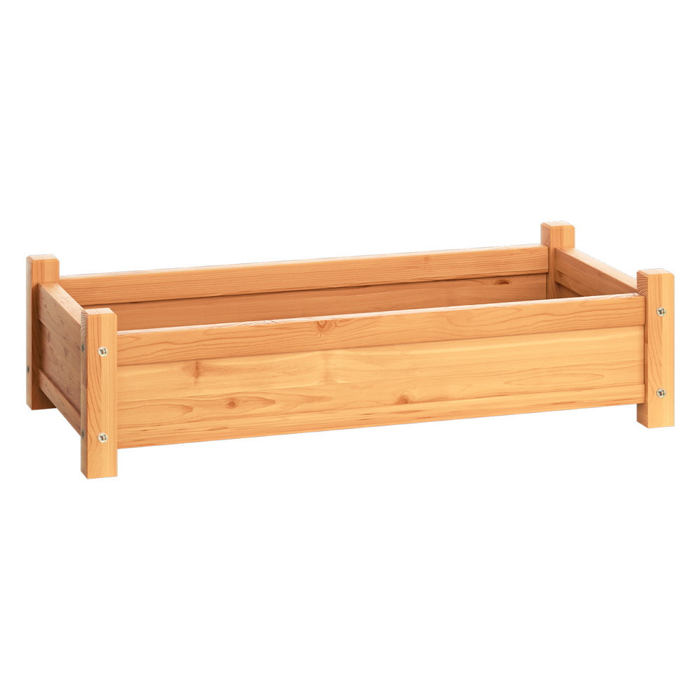 Rasied Wooden Garden Bed 65x33x16cm