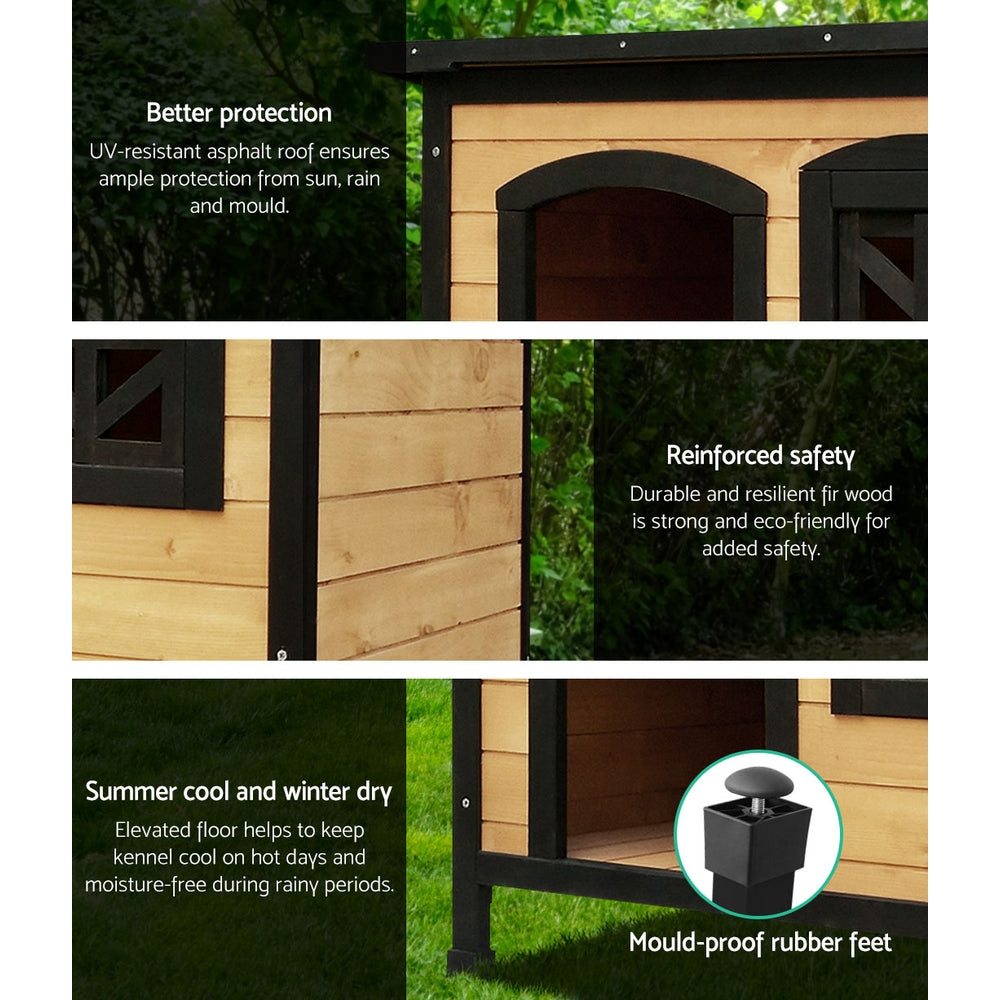 Dog Kennel Large Wooden Outdoor Cabin