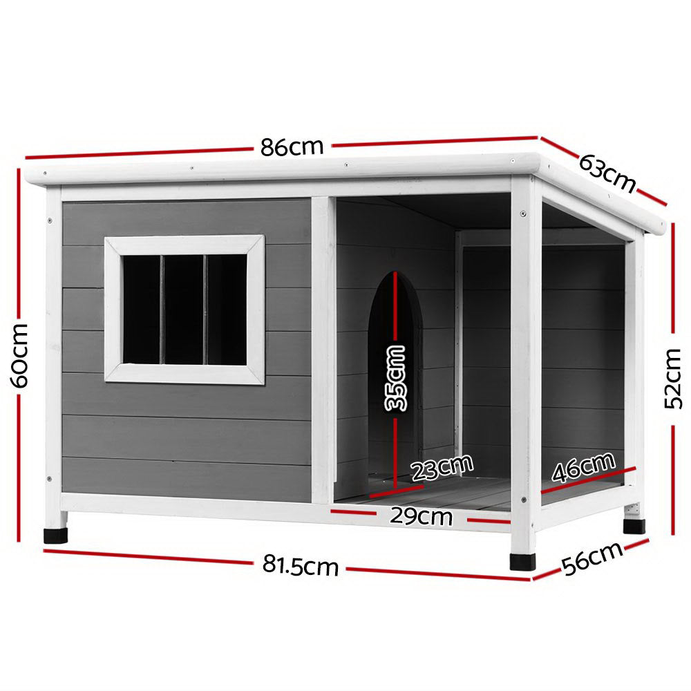 Large Wooden Dog Cabin