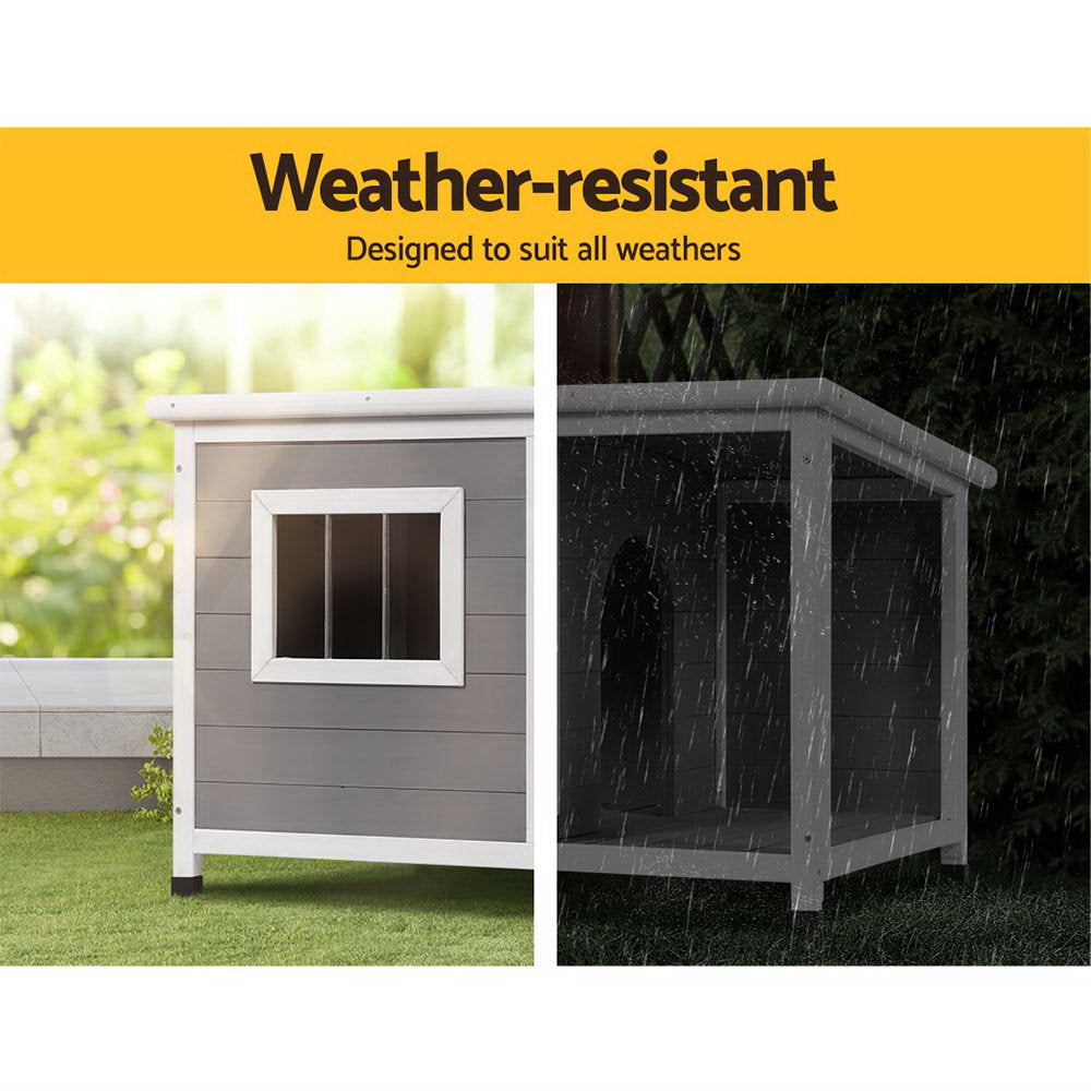 Large Wooden Dog Cabin