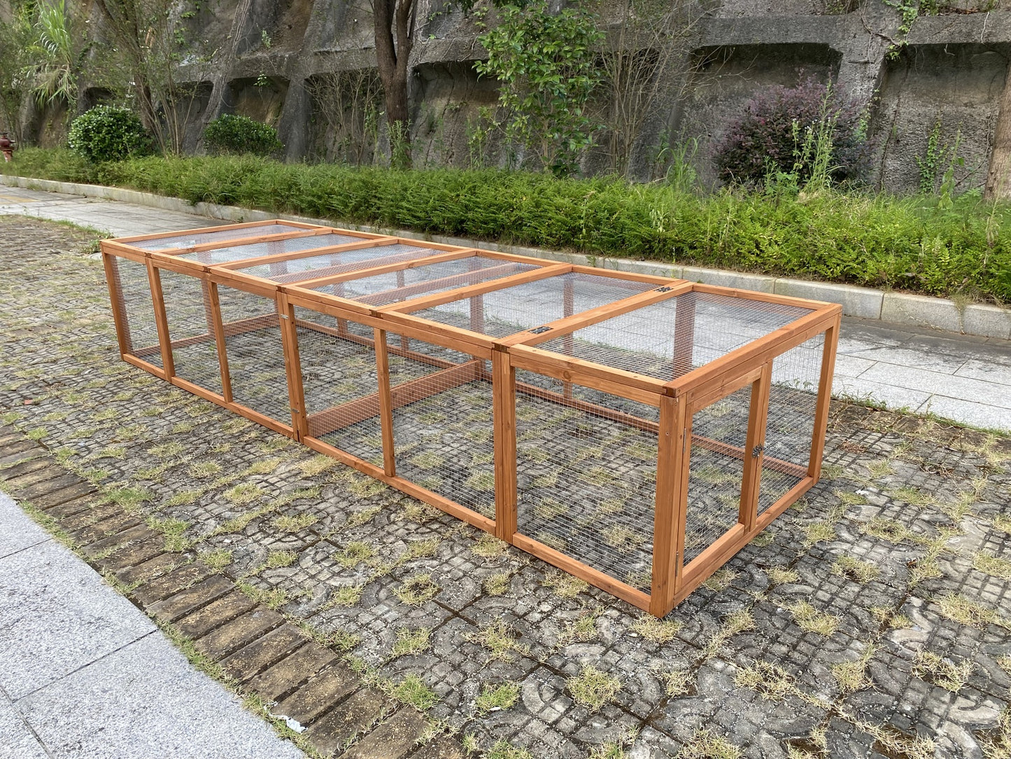 Double Deluxe Chicken Coop with Run