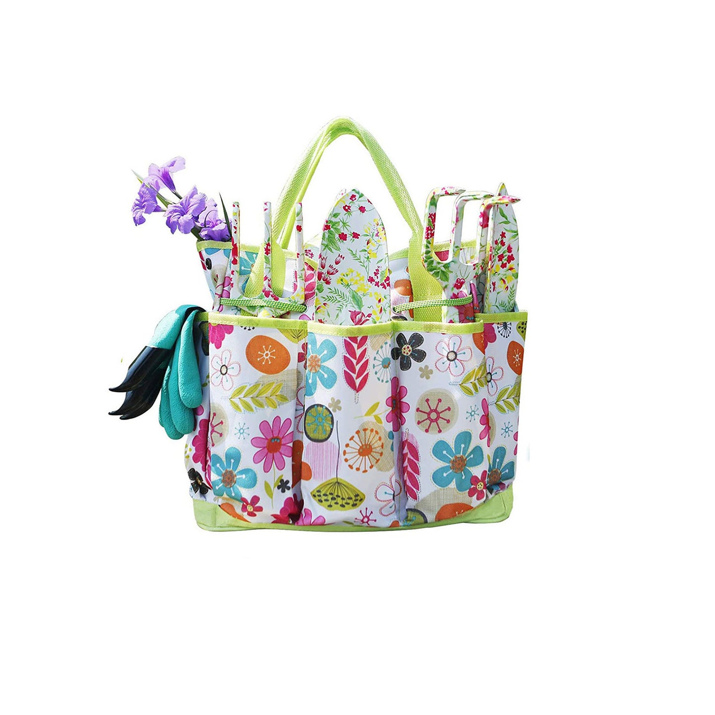 9-Piece Floral Garden Tool Set