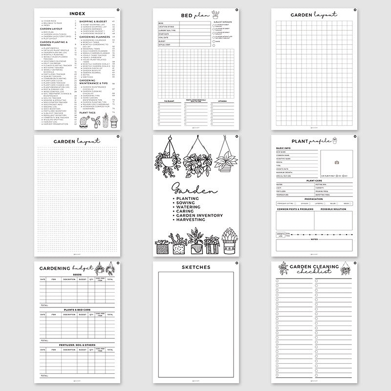 2-Pack Gardening Journal Set