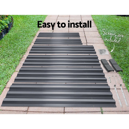 2x Raised Garden Bed 210x90cm
