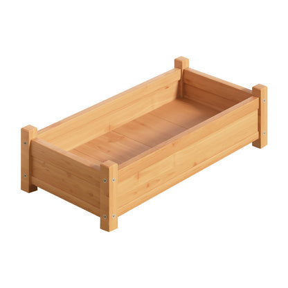 Rasied Wooden Garden Bed 65x33x16cm