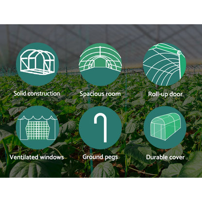 Walk In Greenhouse 6x3x2M