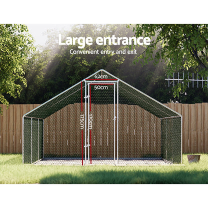 Chicken Coop Cage 3x6x2m