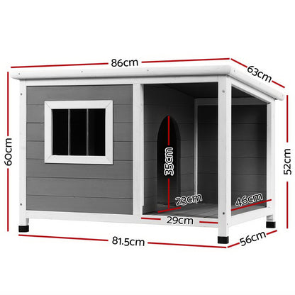 Large Wooden Dog Cabin