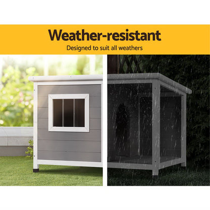 Large Wooden Dog Cabin