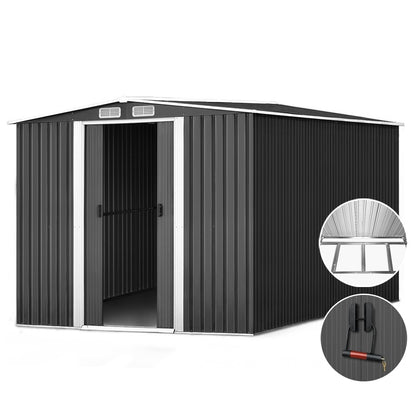Garden Shed with Sliding Door 2.58x3.14M