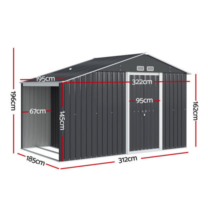Garden Shed 3.22x1.96M