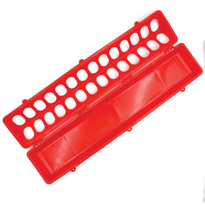 Chicken Feeding Trough Red