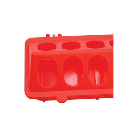 Chicken Feeding Trough Red