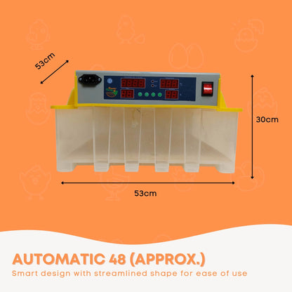 Electric 48 Egg Incubator + Accessories